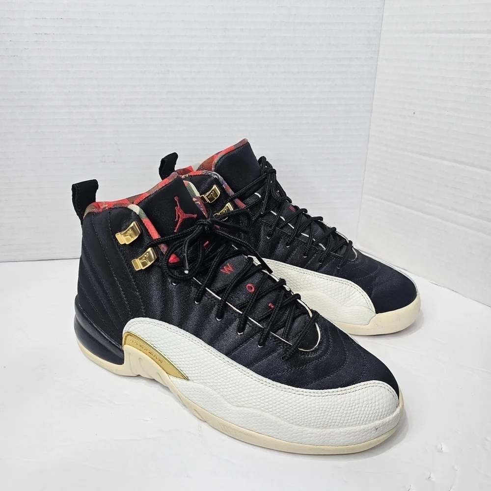Air Jordan 12 Retro CNY GS Chinese New Year BQ6497 006 Youth Size 6.5 Y